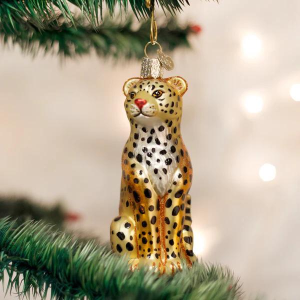 Ornament - Blown Glass - Leopard