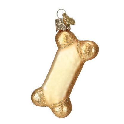 Ornament - Blown Glass - Dog Biscuit