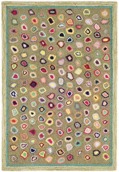 Rug - Micro Hooked Wool - Cat's Paw Sage