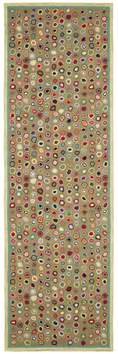 Rug - Micro Hooked Wool - Cat's Paw Sage