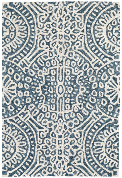 Rug - Micro Hooked Wool - Temple Ink
