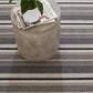 Rug - Woven Cotton - Alfie Ticking Black