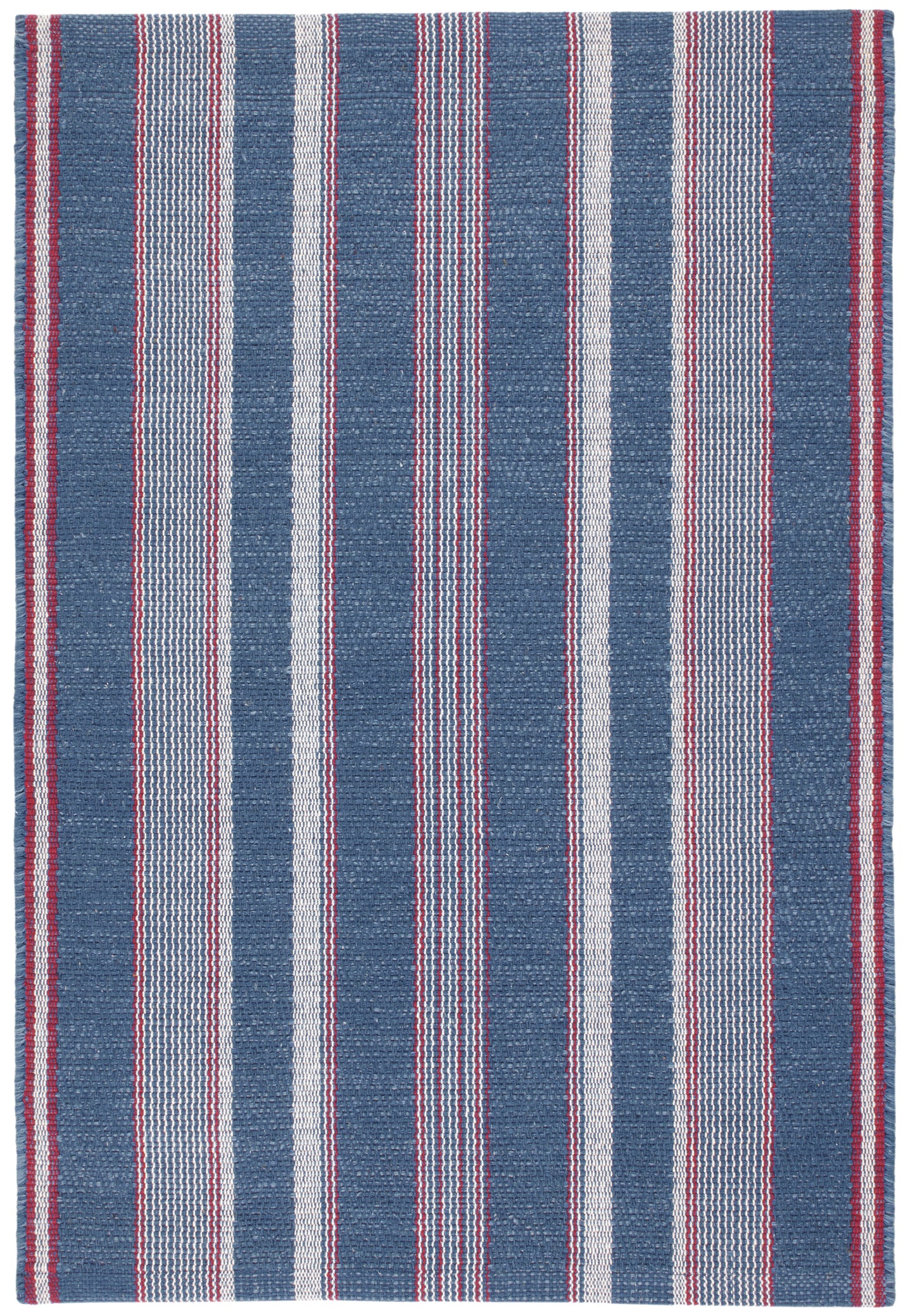 Rug - Woven Cotton - Hillsgrove Stripe Denim