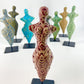 Sculpture - "Chick-o-Stick" - Female Form - Maroon