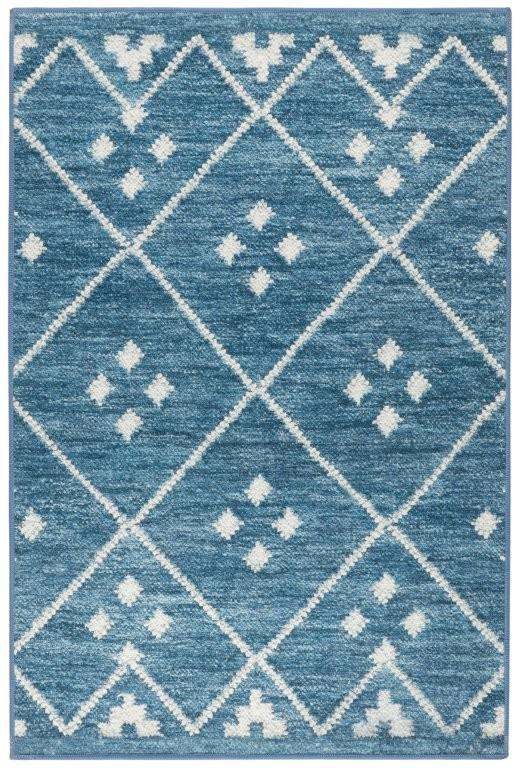 Rug - Machine-Washable - Kota Indigo