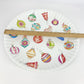 Platter - "Paper Plate" Melamine - Scattered Ornaments