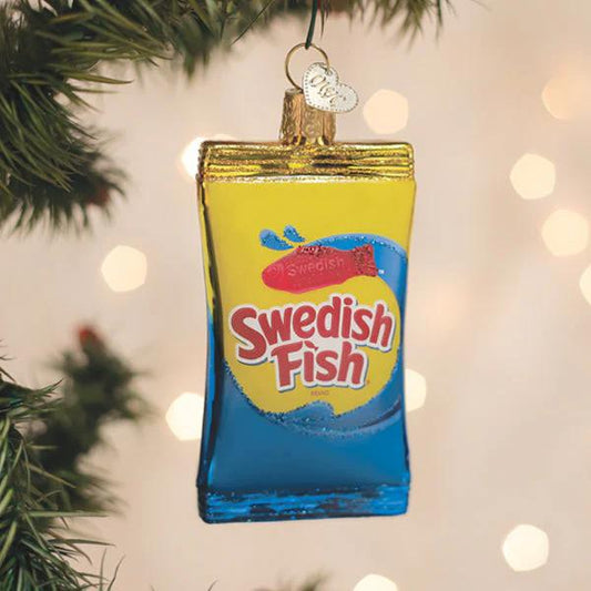 Ornament - Blown Glass - Swedish Fish