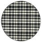 Rug - Machine-Washable - Houston Plaid Black