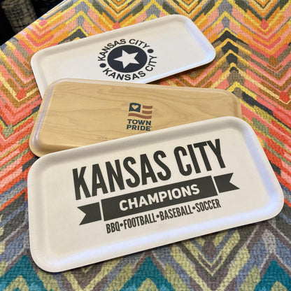 Tray - Kansas City Champions - Black on White