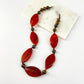 Necklace - Carnelian/Jasper/Sterling