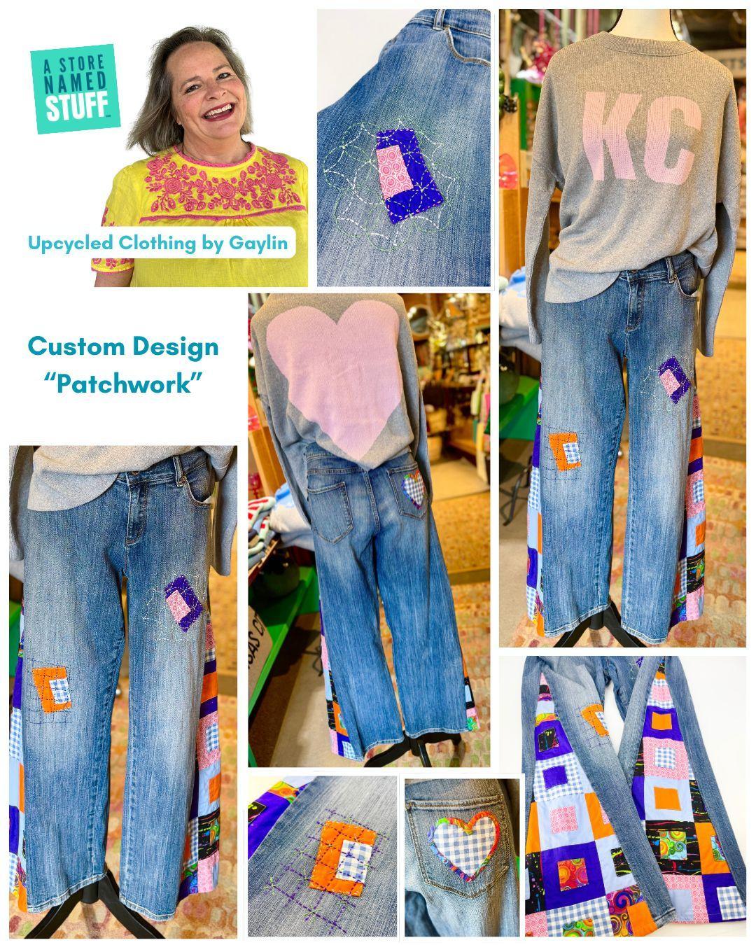 Upcycle YOUR Jeans - CUSTOM - Patchwork Design