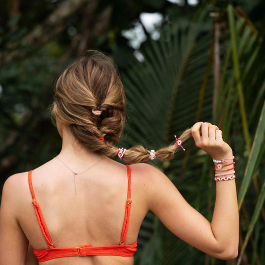 Hair Tie Braclets - LOVE - Set/5