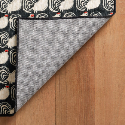 Rug - Machine-Washable - Cockadoodledoo Multi
