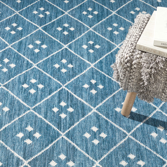 Rug - Machine-Washable - Kota Indigo