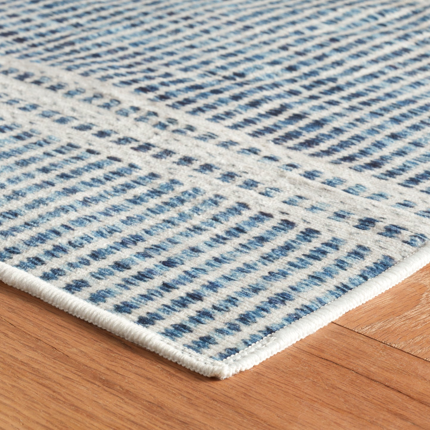 Rug - Machine-Washable - Malta Blue