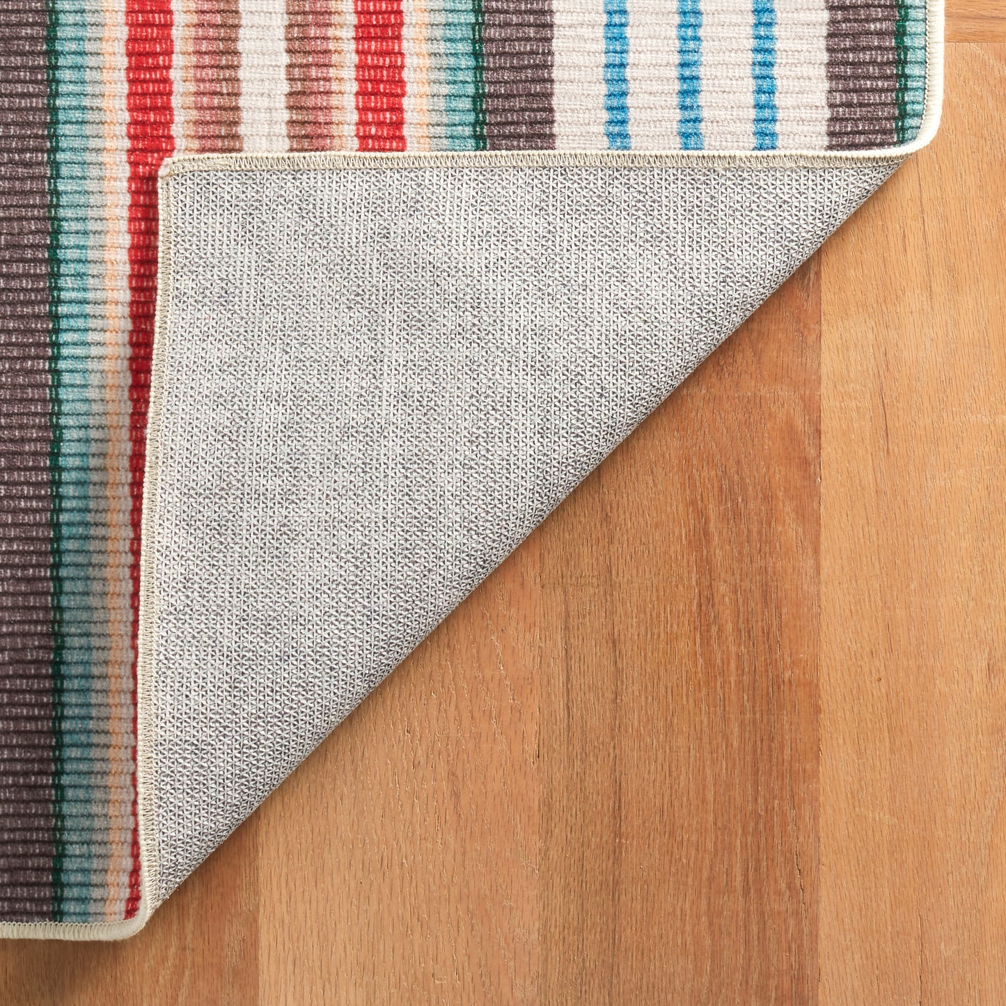 Rug - Machine-Washable - Ranch Stripe Multi