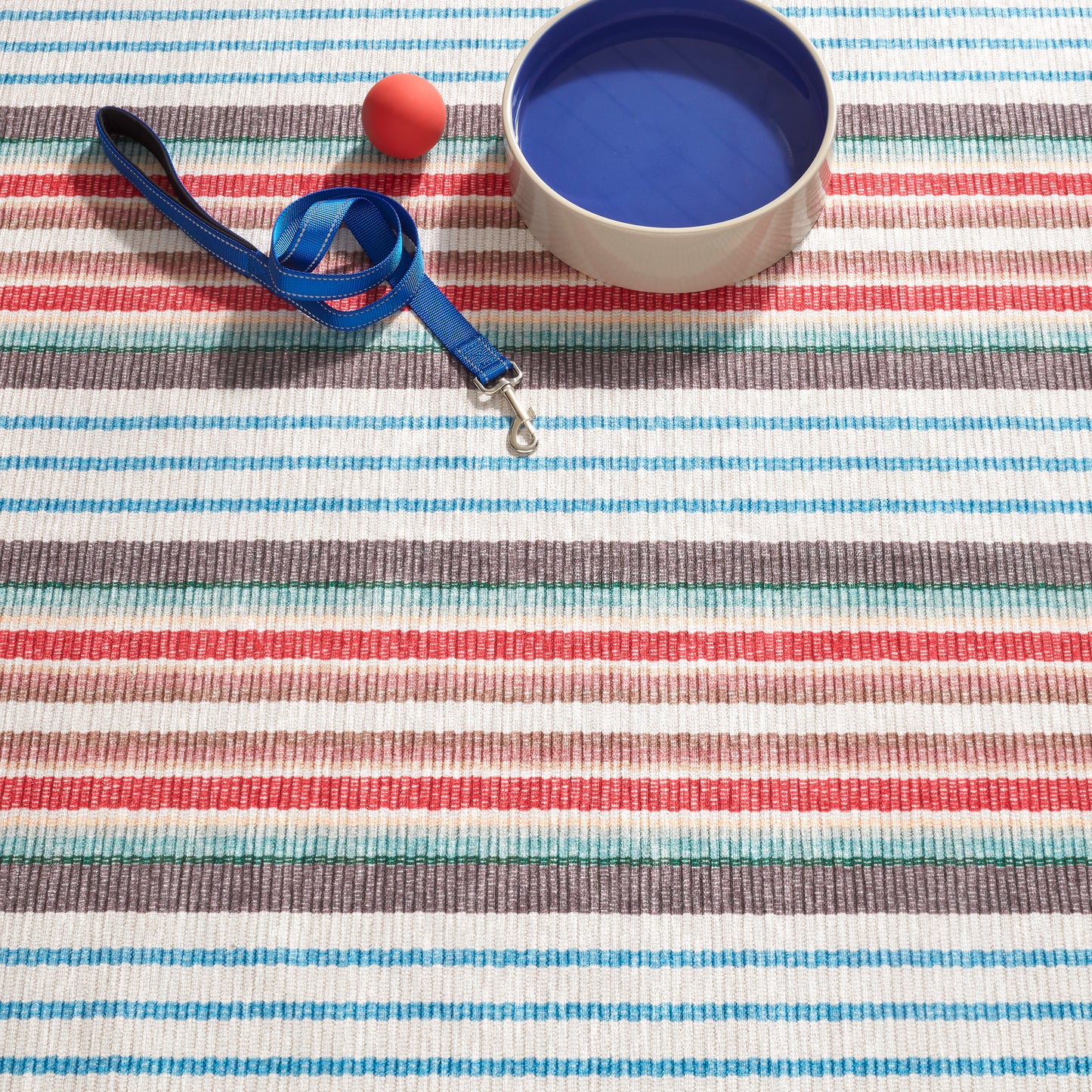 Rug - Machine-Washable - Ranch Stripe Multi