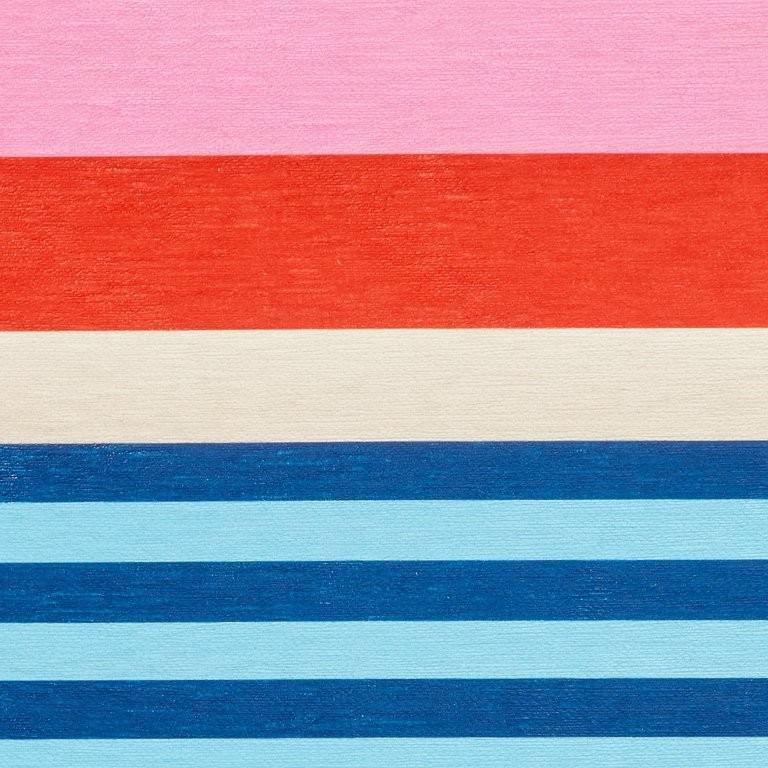 Rug - Machine-Washable - Beach Stripe Multi