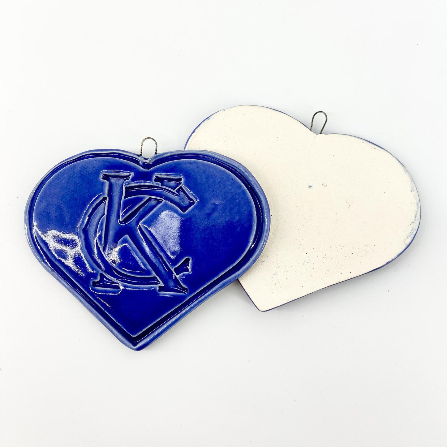 Decoration/Ornament - KC Logo Heart - Blue