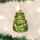 Ornament - Blown Glass - Sitting Frog