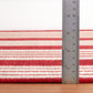 Rug - Machine-Washable - Abby Ticking Red