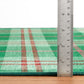 Rug - Machine-Washable - Jolly Plaid Green