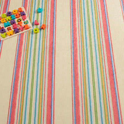 Rug - Machine-Washable - Cady Stripe Multi