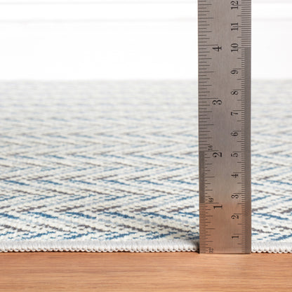 Rug - Machine-Washable - Lowell Blue