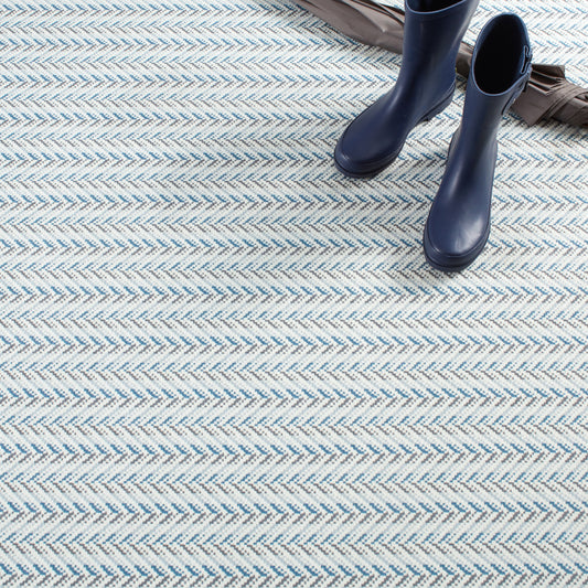 Rug - Machine-Washable - Lowell Blue