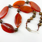 Necklace - Carnelian/Jasper/Sterling