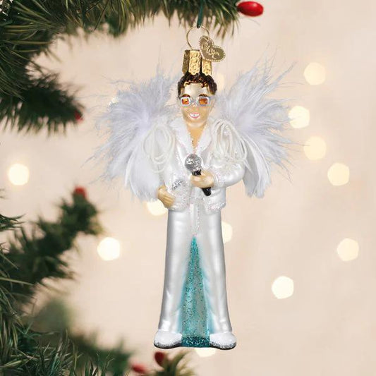 Ornament - Blown Glass - Elton John