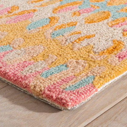 Rug - Micro Hooked Wool - Paint Chip Confetti