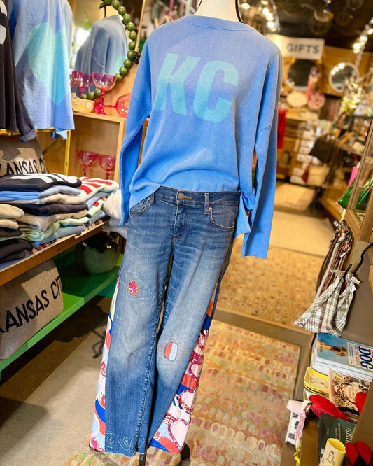 Upcycle YOUR Jeans - CUSTOM - Hearts Design