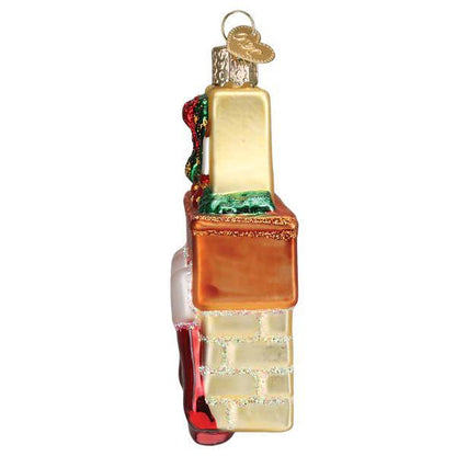Ornament - Blown Glass - Family of 3 Stockings