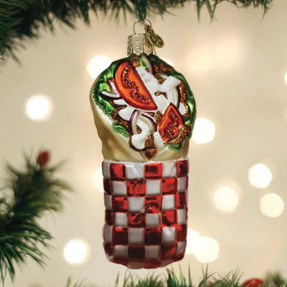 Ornament - Blown Glass - Gyro