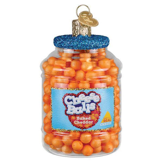 Ornament - Blown Glass - Cheese Balls