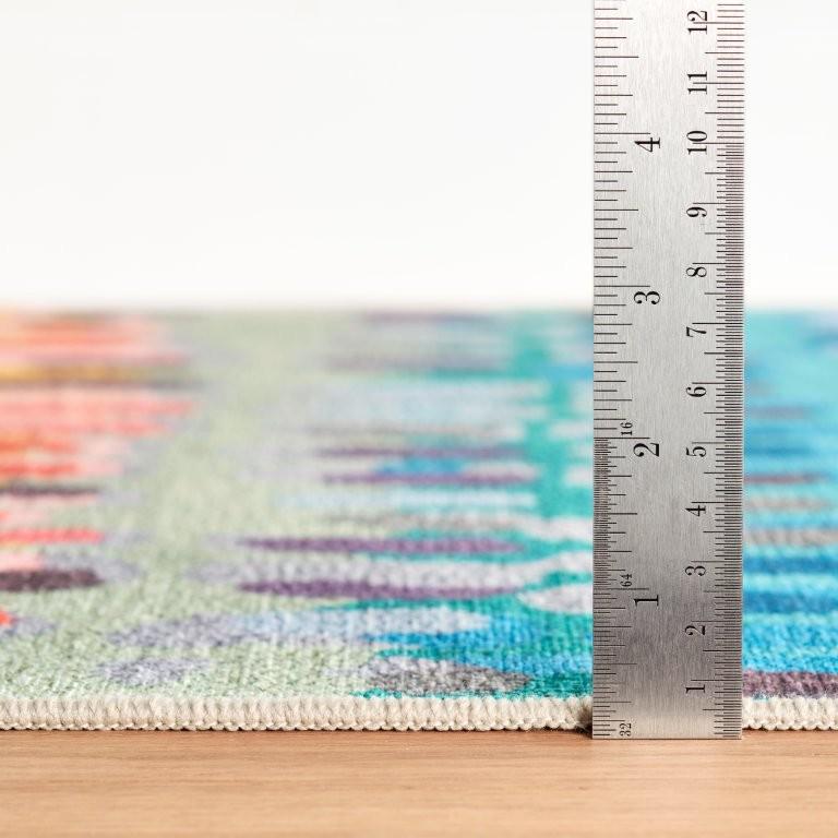 Rug - Machine-Washable - Paint Chip Multi