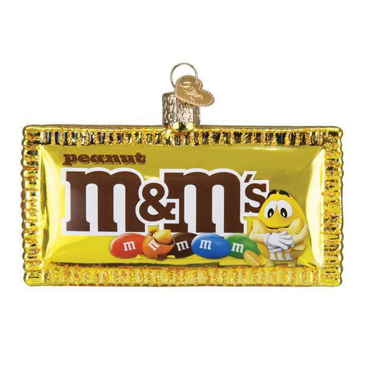 Ornament - Blown Glass - Peanut M&M's
