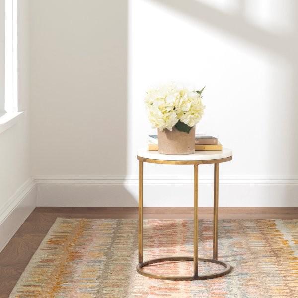 Rug - Micro Hooked Wool - Paint Chip Stone