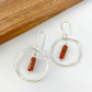 Earrings - Sterling & Coral Originals