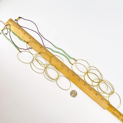 Necklace - Linked Brass