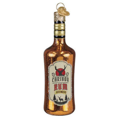 Ornament - Blown Glass - Rum Bottle