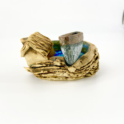 Sculpture - "Small Pond w/ Boat"