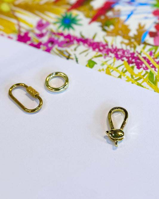 Charm Clasp - Large Lobster - Waterproof Gold