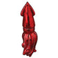 Ornament - Blown Glass - Red Squid