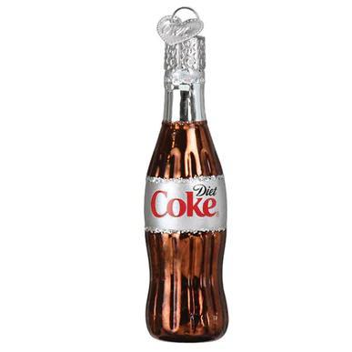 Ornament - Blown Glass - Mini Beverage - Diet Coke