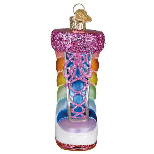 Ornament - Blown Glass - Snow Boot