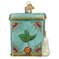 Ornament - Blown Glass - Tea Tin