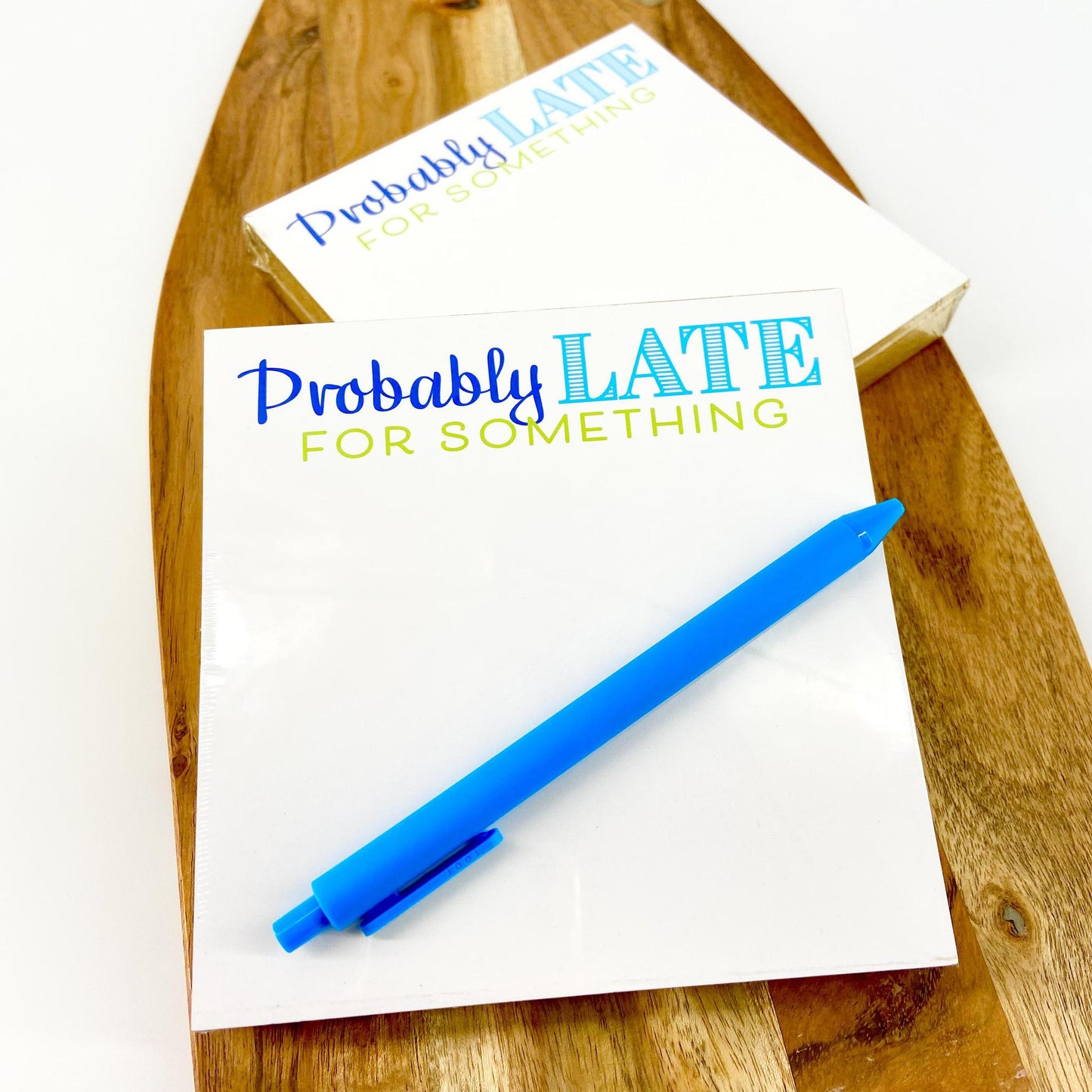 Notepad - "Probably Late For Something" - Lux Paper