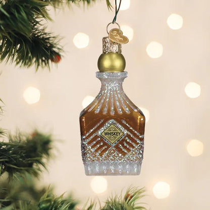 Ornament - Blown Glass - Whiskey Decanter
